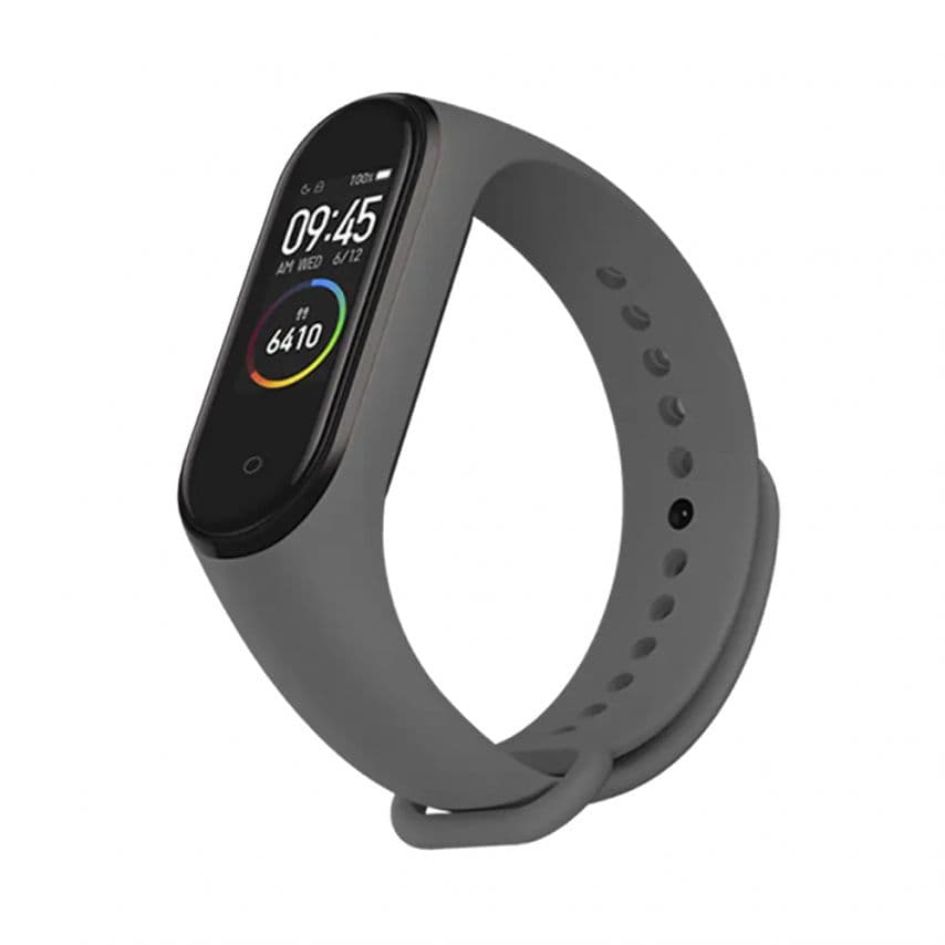 Ремінець для Xiaomi Mi Band 3, 4 Original Design dark grey / темно-сірий