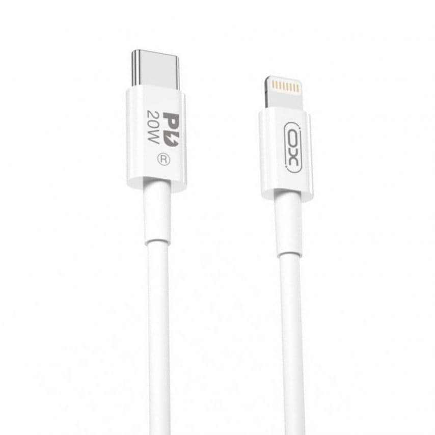 Кабель USB XO NB-Q189A Type-C to Lightning PD 20W white
