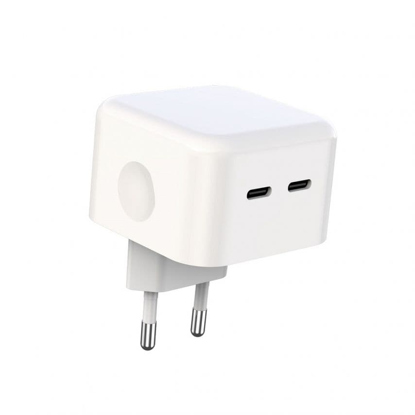 Мережевий зарядний пристрій (адаптер) XO L102 2xPD / 35W white