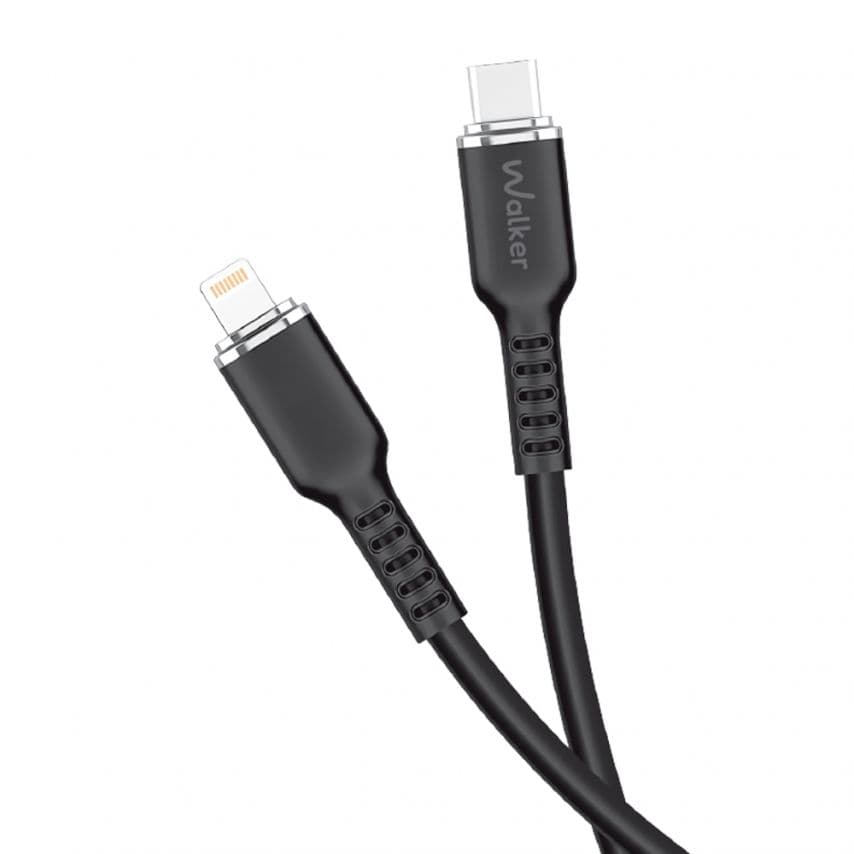Кабель USB WALKER C795 Type-C to Lightning black