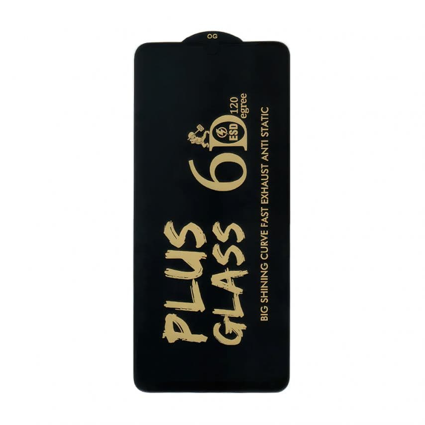 Захисне скло Full Glue WD для Xiaomi Redmi Note 8T black (тех.пак.)