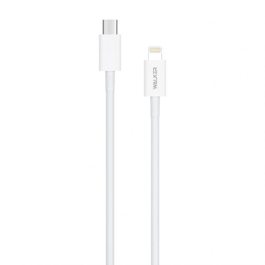 Кабель USB WALKER C830 Type-C to Lightning white