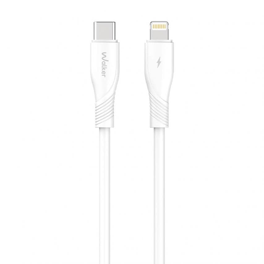 Кабель USB WALKER C585 Type-C to Lightning 27W 1m white