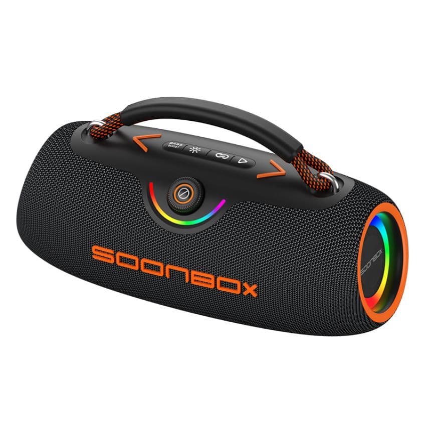 Портативна колонка Soonbox S9702 80W (2*40W) black orange