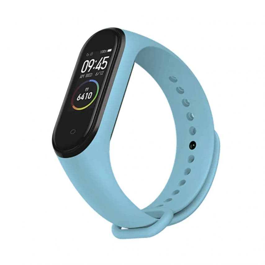 Ремінець для Xiaomi Mi Band 3, 4 Original Design light blue / блакитний