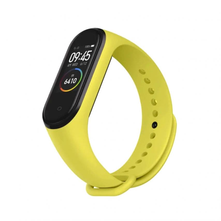 Ремінець для Xiaomi Mi Band 3, 4 Original Design yellow / жовтий