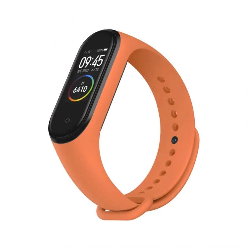 Ремінець для Xiaomi Mi Band 3, 4 Original Design orange / помаранчевий