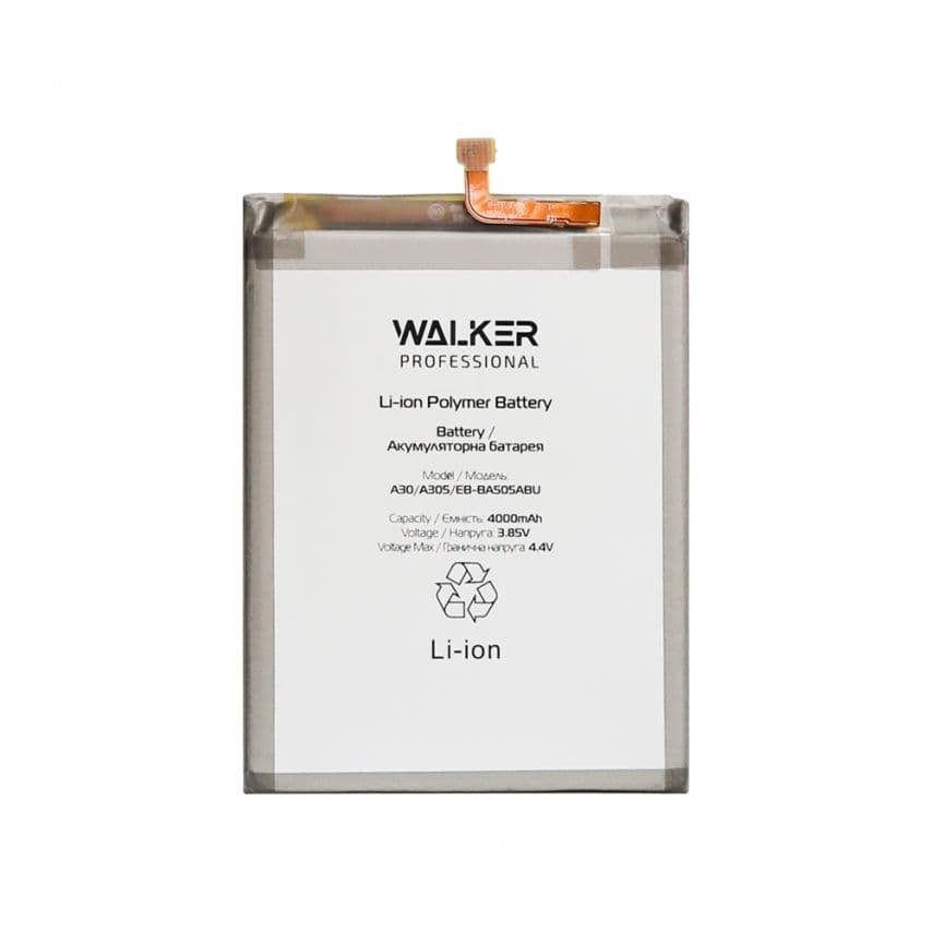 Акумулятор WALKER Professional для Samsung Galaxy A20/A205, A30/A305, A30s/A307, A50/A505 EB-BA505ABU 4000mAh